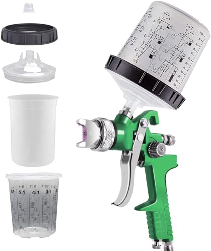 WTP TOOLS Spray Gun Disposable Paint Cup Liners and Lid System KIT, 50 Pack - Fast Cup 650ml 22Oz