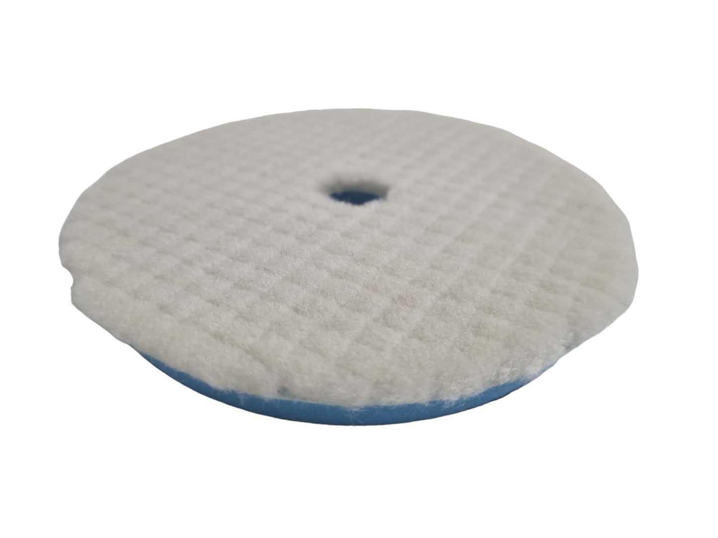 WTP TOOLS 100% Wool Buffing Polish Pad Trapezoidal Surface 6" Professional & Perfect Dual Action Polisher Wool Pad, Hook and Loop, Aggressively Removing Scratches & Oxidation